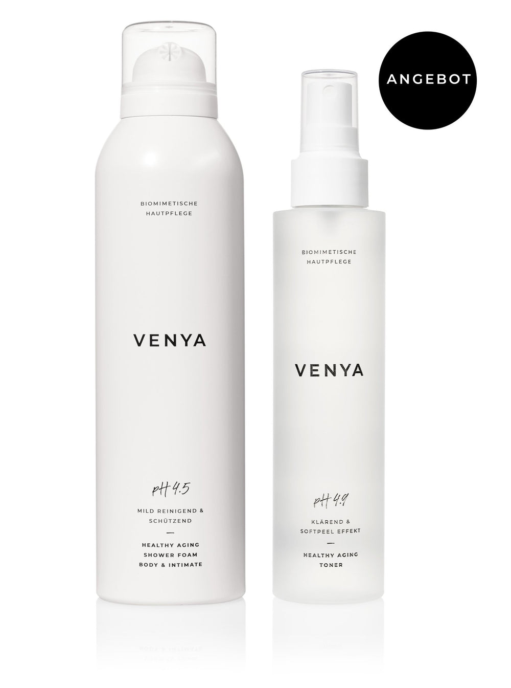 Body Glow Set: Shower Foam & Toner - VENYA