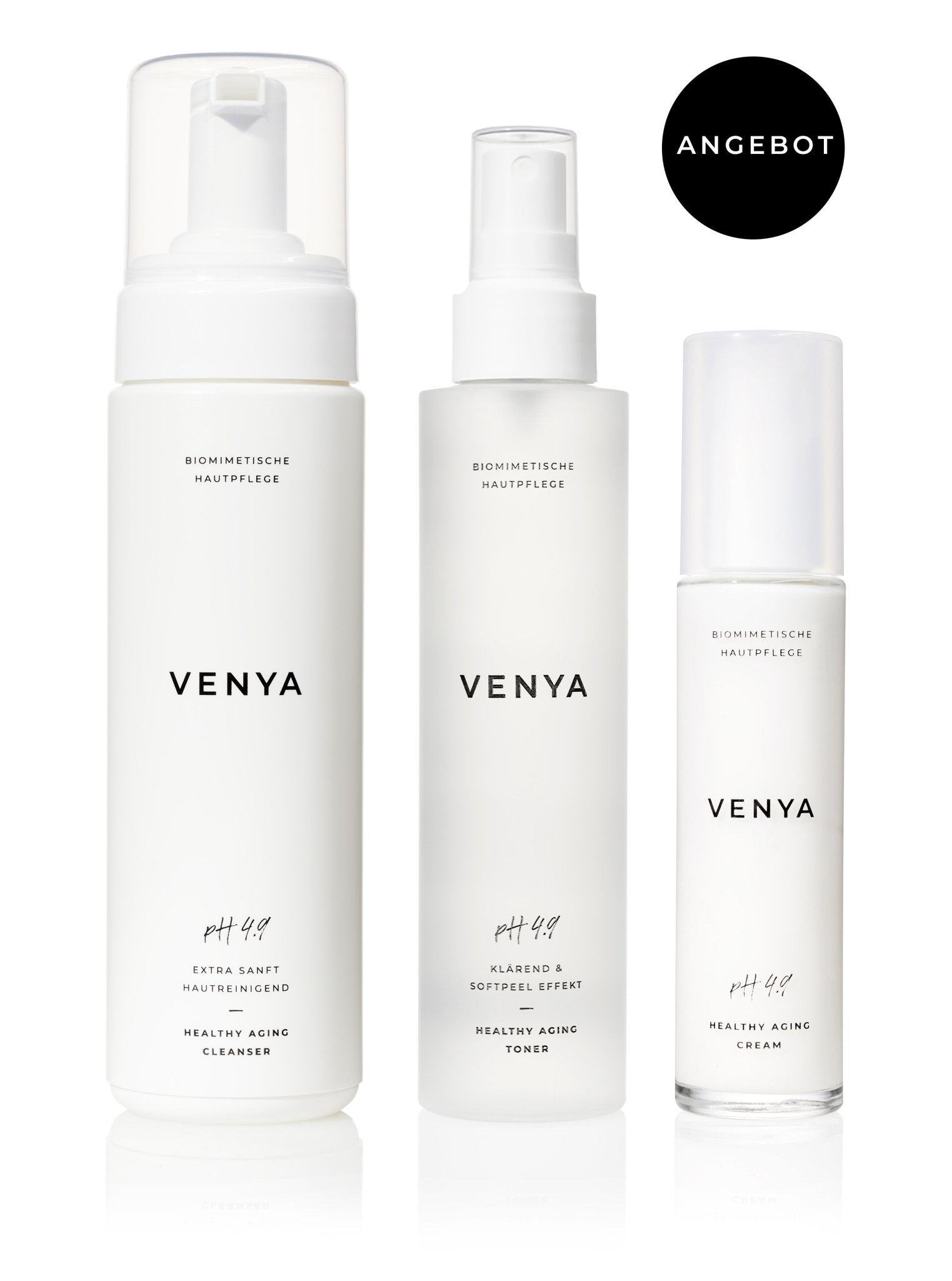 Essentials Set: Cleanser, Toner und Cream - VENYA