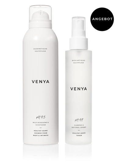Body Glow Set: Shower Foam & Toner - VENYA